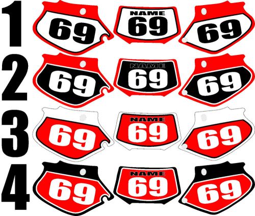 1996-1999 honda xr400 xr 400 number plates side panels graphics decal