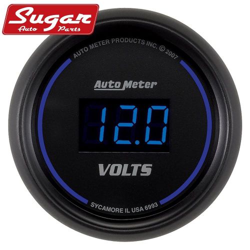 Auto meter 6993 cobalt; digital voltmeter gauge