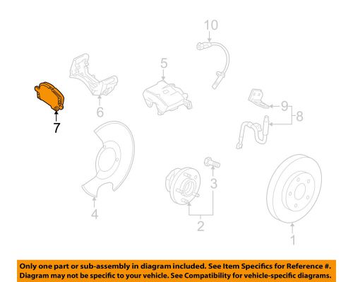 Cadillac gm oem 10-15 srx brake-front pads 20983943