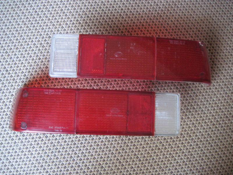 Original porsche 914 & 914/6 rear tail light lens pair  