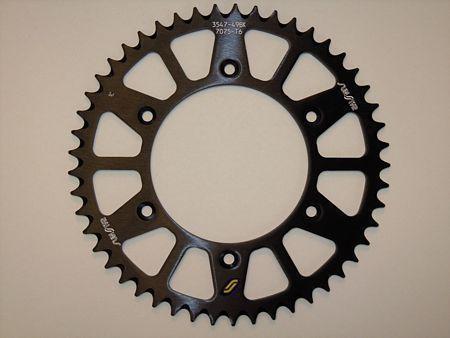 Sunstar sprocket rear 51t 520 aluminum black fits ktm 250 sxs 2003-2007