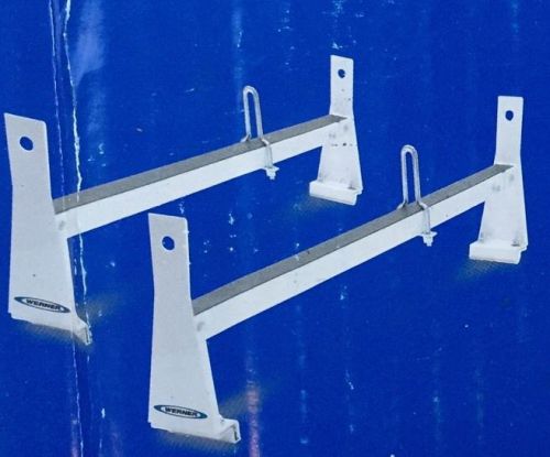 Werner heavy duty van rain gutter steel universal cargo ladder 2 bar rack vr401