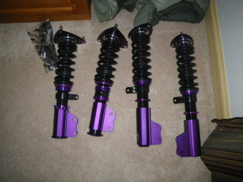 Subaru sti d2 coilovers with camber plates 2005 2006 2007