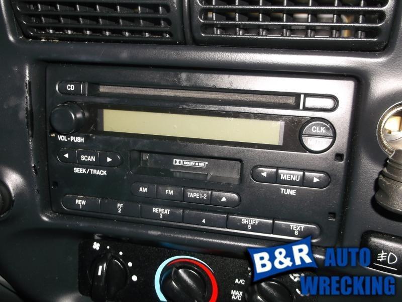 Radio/stereo for 04 05 ford ranger ~ am-fm-cass-cd mp3 id 5l5t-18c868-aa