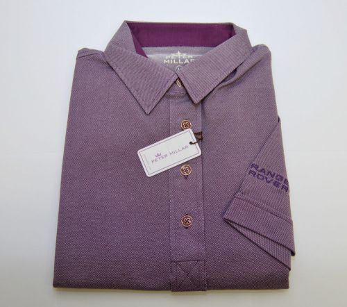 Plum polo shirt (w medium) by peter millar range rover high quality great gift!