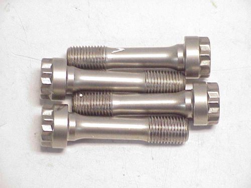 4 carr 12 point connecting rod bolts sps 17 - 3/8-24 x 1.600&#034; carrillo  jh58