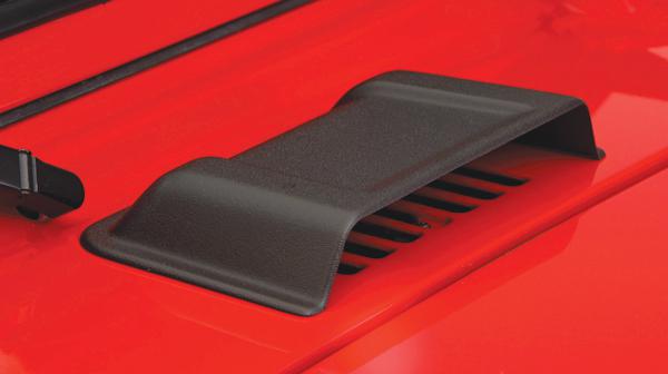 Wrangler bushwacker jeep hood scoop - 15001