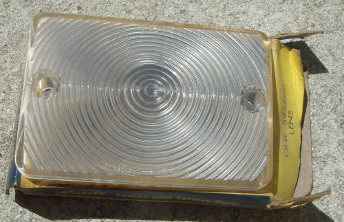 Nos gm guide chevy truck park lamp lens 54-55 nos # 5942151 &amp; box