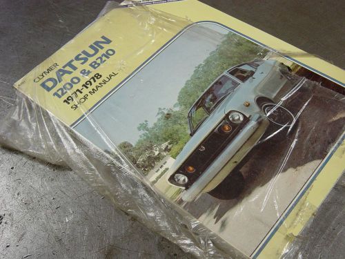 Clymer a151 shop manual datsun 1200 &amp; b210 71-78