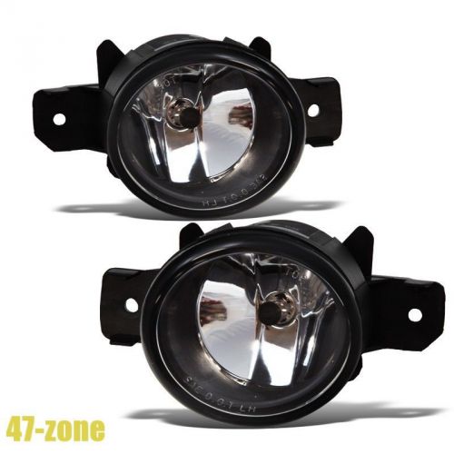 For m35 maxima sentra rogue clear lens chrome housing replacement fog light lamp