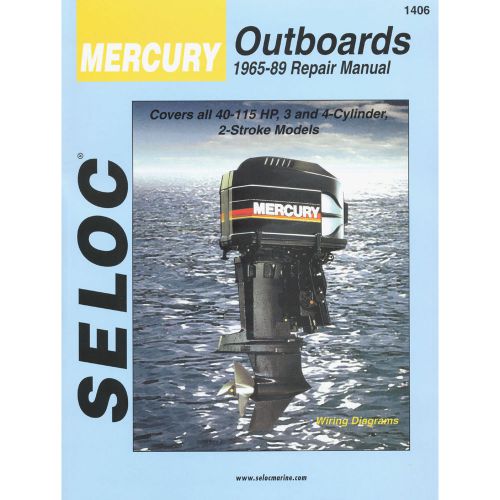 Seloc service manual - mercury outboards - 3-4cyl - 1965-89 -1406