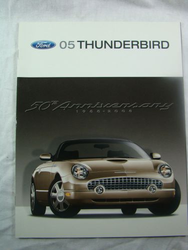 2005 ford thunderbird brochure brand new mint    50th anniversary