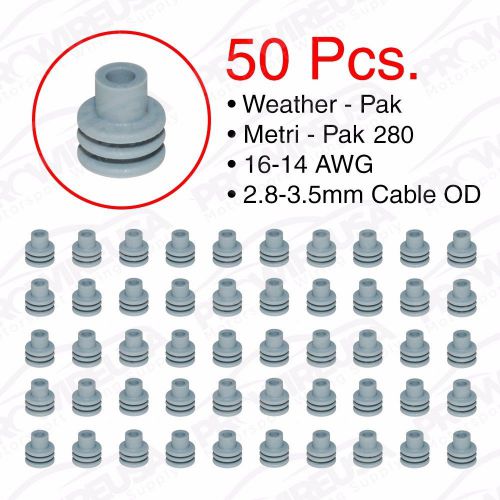 Weather pack metri-pack 280 series gray seal 16-14 awg 50 pcs 15324980