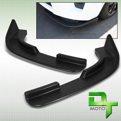 New polyurethane front bumper lip canard splitter diffuser flippers unpainted