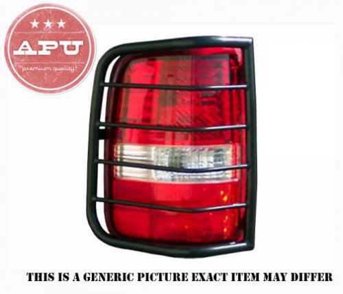 Apu 02-08 dodge ram 1500 / 03-08 ram 2500 3500 black tail light guards - set