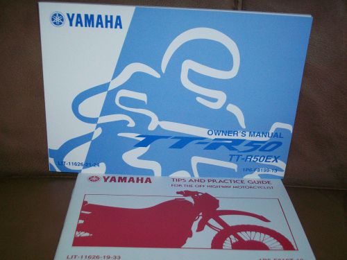 2008 yamaha tt-r50, tt-r50ex motorcycle owners manual