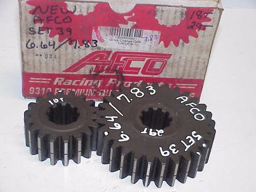 New afco #39 quick change 6.64-7.83 gears 10 spline u8 sprint car imca ump