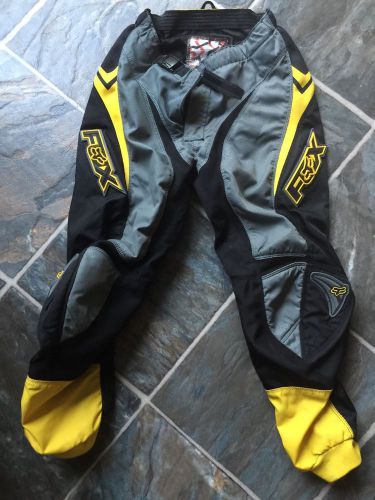 Boys fox racing pants size 28 or 12/14