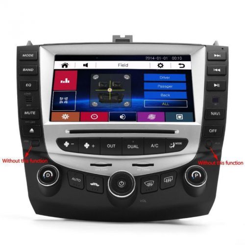 For 03-07 honda accord 8&#034; car gps navigation in-dash stereo radio ipod rds dvd