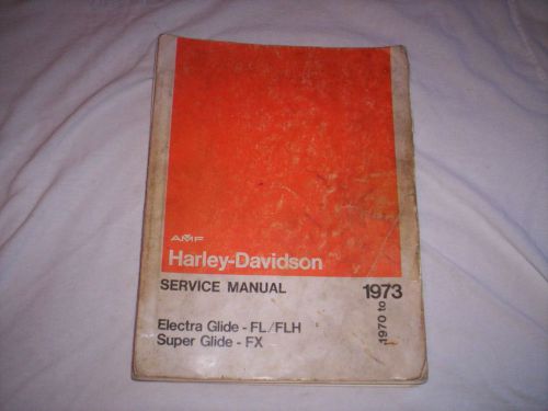 1970/1973 harley davidson electra glide service manual