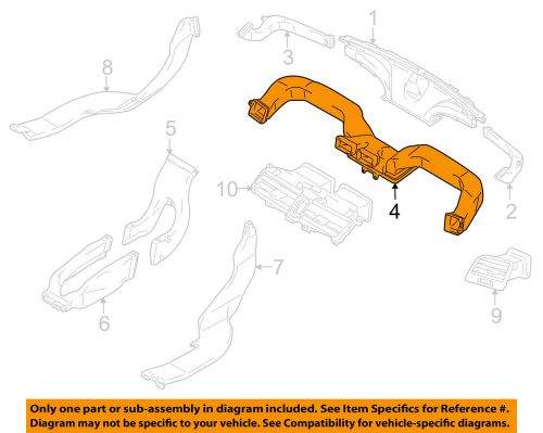 Suzuki oem 10-13 kizashi instrument panel-air distributor 7462057l01