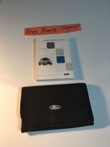 2013 ford transit connect owners manual with case. #0240 free priority shipping