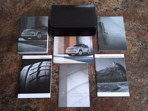 2013 lincoln navigator owners manual w/navigation, sync, case &amp; supplements - #c