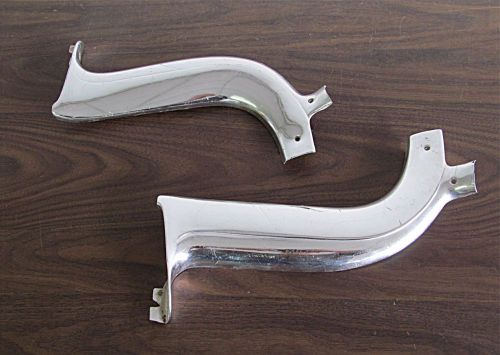 Interior trim windshield pillar pair 59 2 dr hardtop chevrolet chevy impala gm