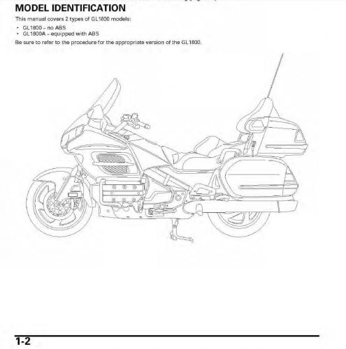 Honda goldwing gl 1800/ gl 1800a service repair maintenance manual 2002 [*pdf*]