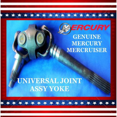 Genuine mercury marine mercruiser oem u joint assembly ~ coupling yoke 2-o-rings