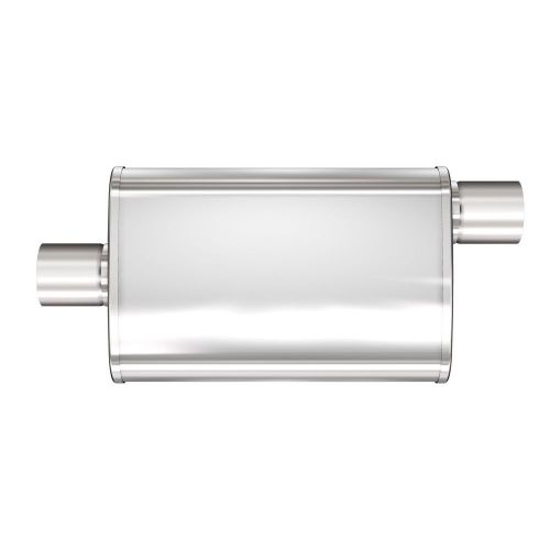 Magnaflow performance exhaust 13256 xl 3 chamber; satin stainless steel muffler