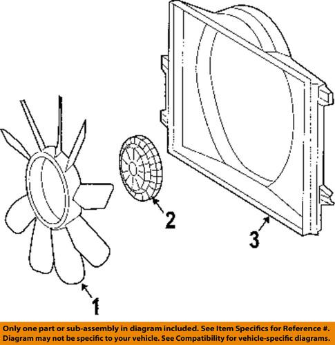 Dodge oem 5104130aa cooling fan-shroud