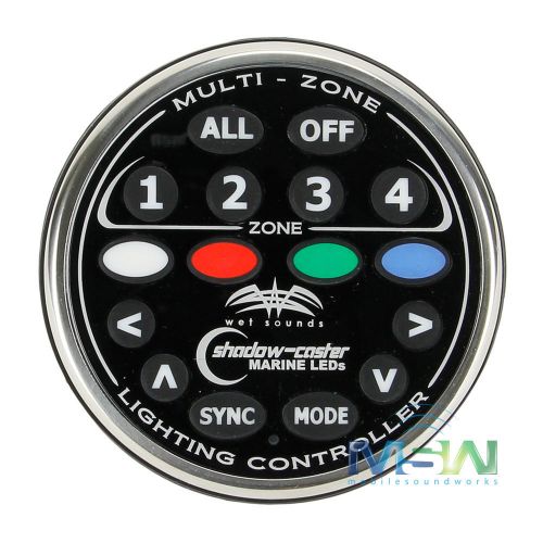 *new* wet sounds ws-4z-rgb-controller 4-zone rgb led marine lighting controller