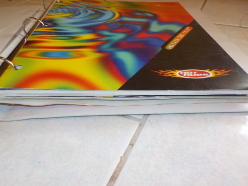 Dupont hot hues paint chip chart manual candy book full set instructions
