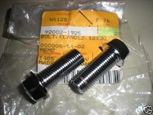 Nos kawasaki vn1500 flanged bolt 12x30 92002-1925