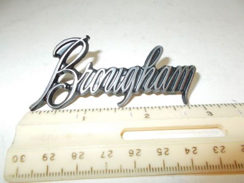 1971 1972 pontiac catalina &#034;brougham&#034; roof panel emblem nos 9864159