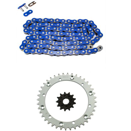 Blue chain sprocket 2004 yamaha yfm660 rle-s raptor ltd editon