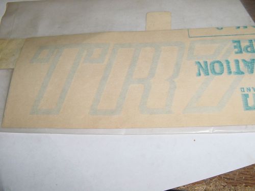 Nos british leyland silver front apron decal transfer &#039;tr7&#039; triumph