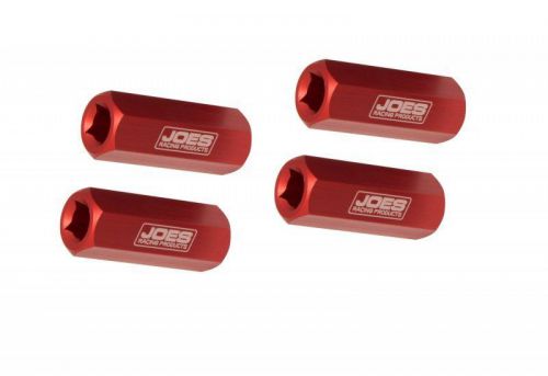 Joes racing products 34356 5/16 -24 carburetor fastener, red - 4 pack