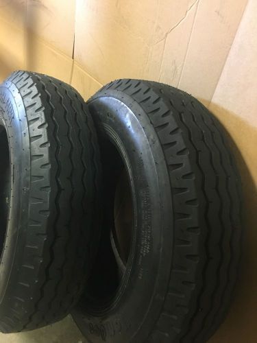 2 new 8-14.5 bias trailer tire 8x14.5 8 14.5 load range g 14 ply