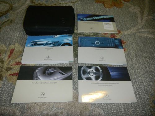 2008 mercedes benz c230 c300 c350 + navigation owners maual set + free shipping