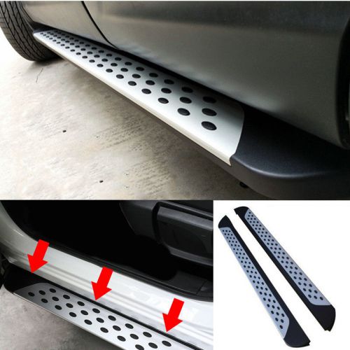 For nissan qashqai 14-16 vehicle nerf bar running board foot board set no punch