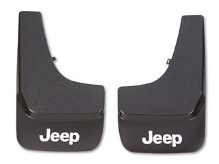 Mopar oem 82203703ab mud flap-flat molded - with jeep logo