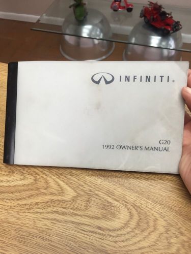 Infiniti g20 1992 owners manual