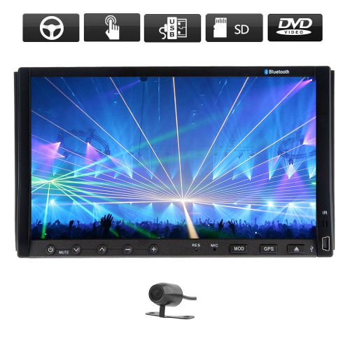 Double 2 din no-gps car stereo dvd mp3 player bluetooth auto radio usb sd+camera