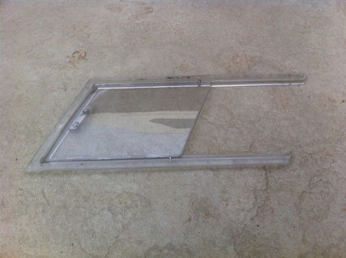 Ferrari 360 challenge drivers lh door glass window lexon slider frame oem