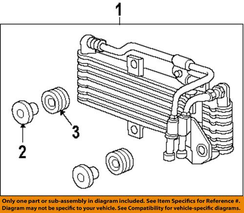 Honda oem 25510rn0003 transmission oil cooler-transmission cooler