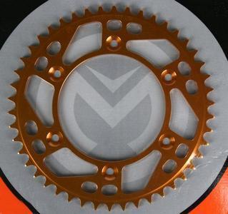 Moose racing rear sprocket 49t orange ktm sx exc sx xcw mxc