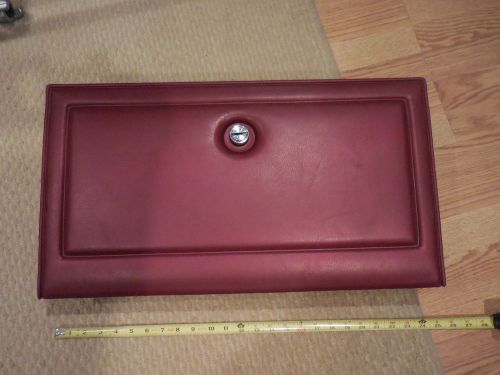 1978 lincoln glove box dash compartment maroon red 77-79? rare d8vb 6006015-a  1