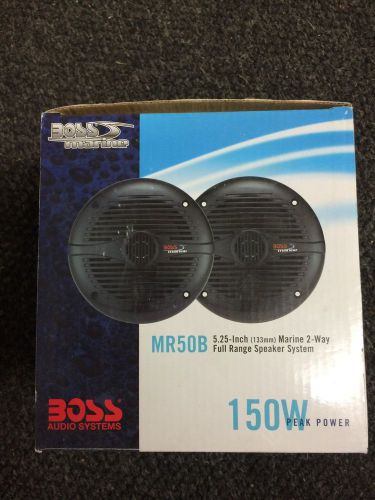 Boss marine 150 watt marine speakers